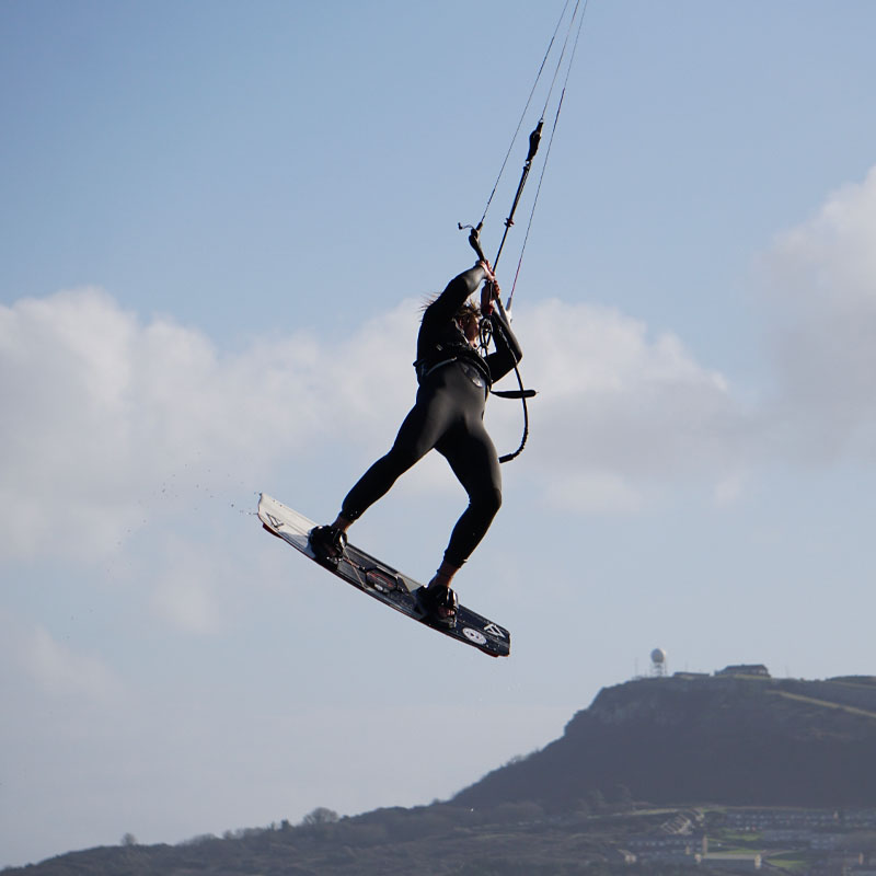 Photo of Spencer Edenbrow kitesurfing 