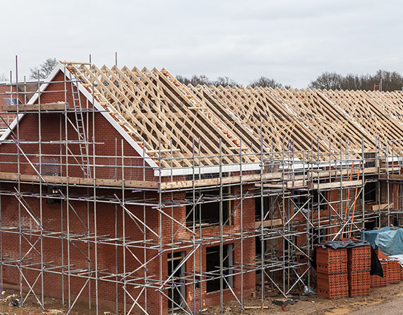 Image showing new homes being built