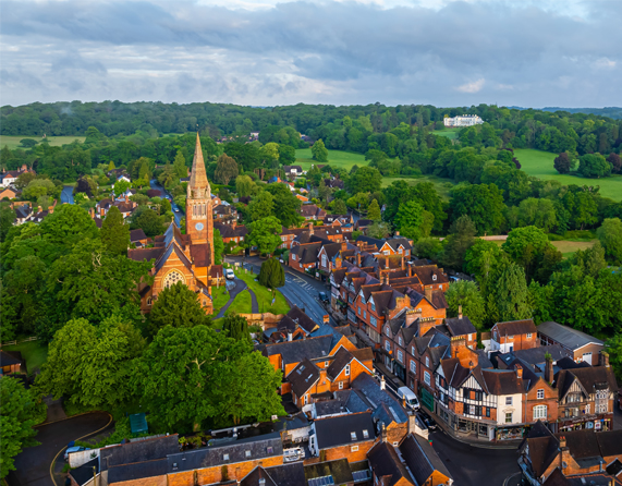 Sunrise view of Lyndhurst